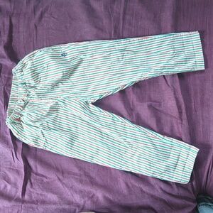 The animals observatory striped elastic waist cotton pant